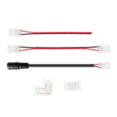 10mm 2 - Pin DC Connectors for Single COB LED Strip Light IP20 - House of LEDS